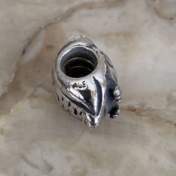 Pandora Wise Studious Owl Sterling Silver Charm Bead - Picture 5 of 5